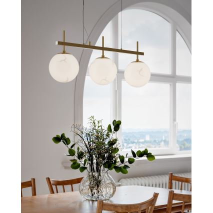 ByRydens - Lampadario a cavo BELLAGIO 3xE27/8W/230V