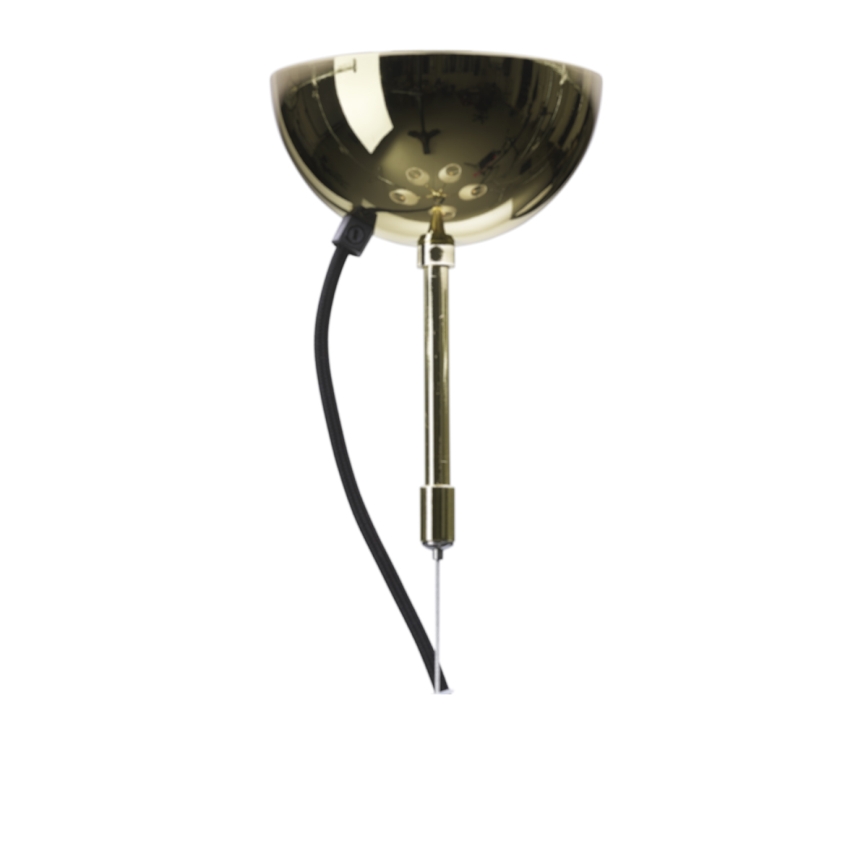 ByRydens - Lampadario a sospensione con cavo LYNF 5xE14/8W/230V ottone/bianco