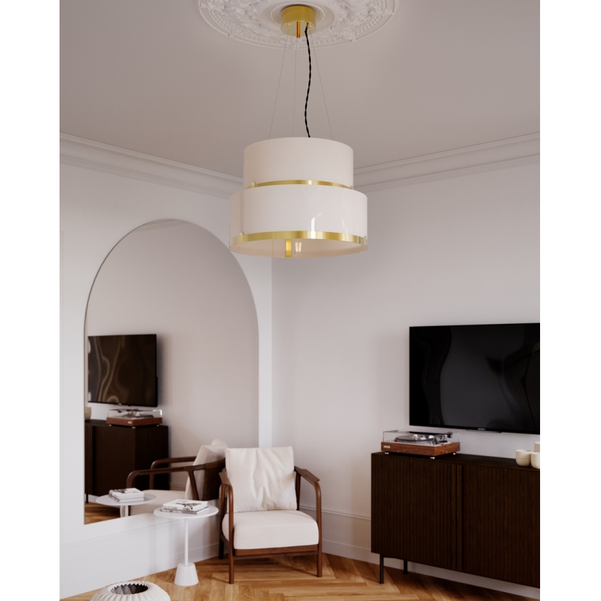 ByRydens - Lampadario a sospensione con cavo MARCEL 2xE27/8W/230V