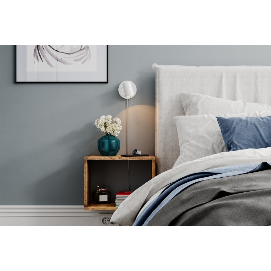 ByRydens - Luce Spot da parete dimmerabile CORRECT 1xGU10/7W/230V bianco