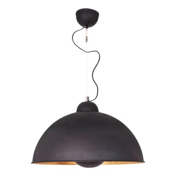 ByRydens - Lampada a sospensione CAPTAIN con cavo 1xE27/7W/230V nero