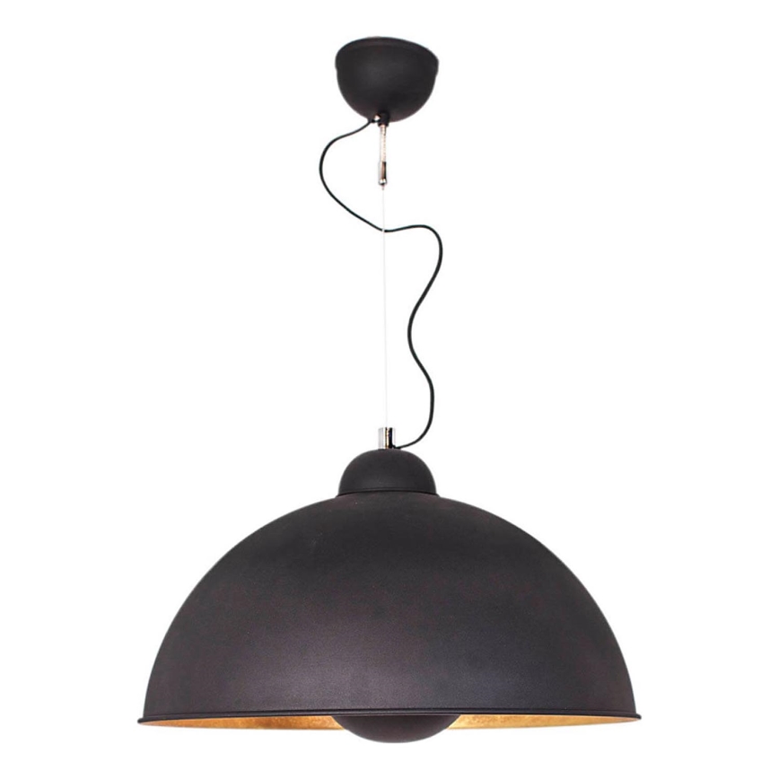 ByRydens - Lampada a sospensione CAPTAIN con cavo 1xE27/7W/230V nero