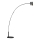 ByRydens - Lampada con piedistallo PULS 2xGU10/5W/230V nero
