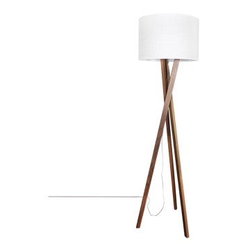 ByRydens - Lampada con piedistallo VEGA 1xE27/5W/230V marrone/bianco