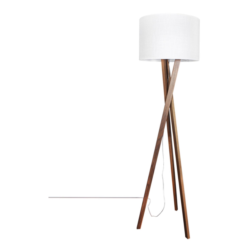 ByRydens - Lampada con piedistallo VEGA 1xE27/5W/230V marrone/bianco