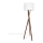 ByRydens - Lampada con piedistallo VEGA 1xE27/5W/230V marrone/bianco