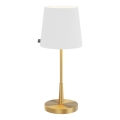 ByRydens - Lampada da tavolo LUMI 1xE27/8W/230V bianca/oro 48,5 cm