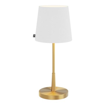 ByRydens - Lampada da tavolo LUMI 1xE27/8W/230V bianca/oro 48,5 cm