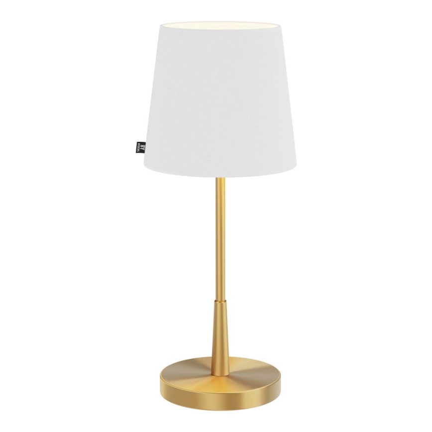 ByRydens - Lampada da tavolo LUMI 1xE27/8W/230V bianca/oro 48,5 cm