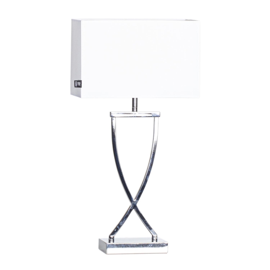 ByRydens - Lampada da tavolo OMEGA 1xE27/5W/230V bianco/cromo lucido