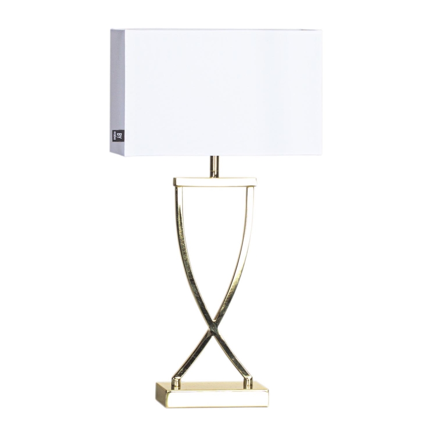 ByRydens - Lampada da tavolo OMEGA 1xE27/5W/230V bianco/oro