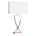ByRydens - Lampada da tavolo OMEGA 1xE27/5W/230V bianco/ottone