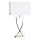 ByRydens - Lampada da tavolo OMEGA 1xE27/5W/230V bianco/ottone