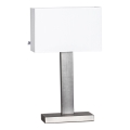ByRydens - Lampada da tavolo PRIME 1xE27/5W/230V bianco/cromo opaco