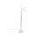 ByRydens - Lampada LED da terra ORLANDO 1xE27/5W/230V + LED/3W bianco/cromo lucido diametro 36 cm