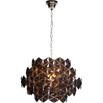 ByRydens - Lampadario a catena MONARQUE MINI 3xE14/8W/230V nero