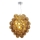 ByRydens - Lampadario a sospensione con filo DELUXE 4xE14/5W/230V fumé/marrone diametro 64 cm