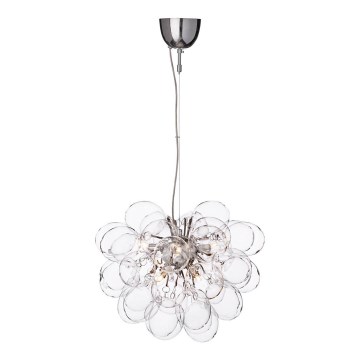ByRydens - Lampadario a sospensione con filo GROSS 8xG9/4W/230V limpido diametro 50 cm