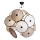 ByRydens - Lampadario a sospensione su cavo CAPPELLO 4xE14/5W/230V