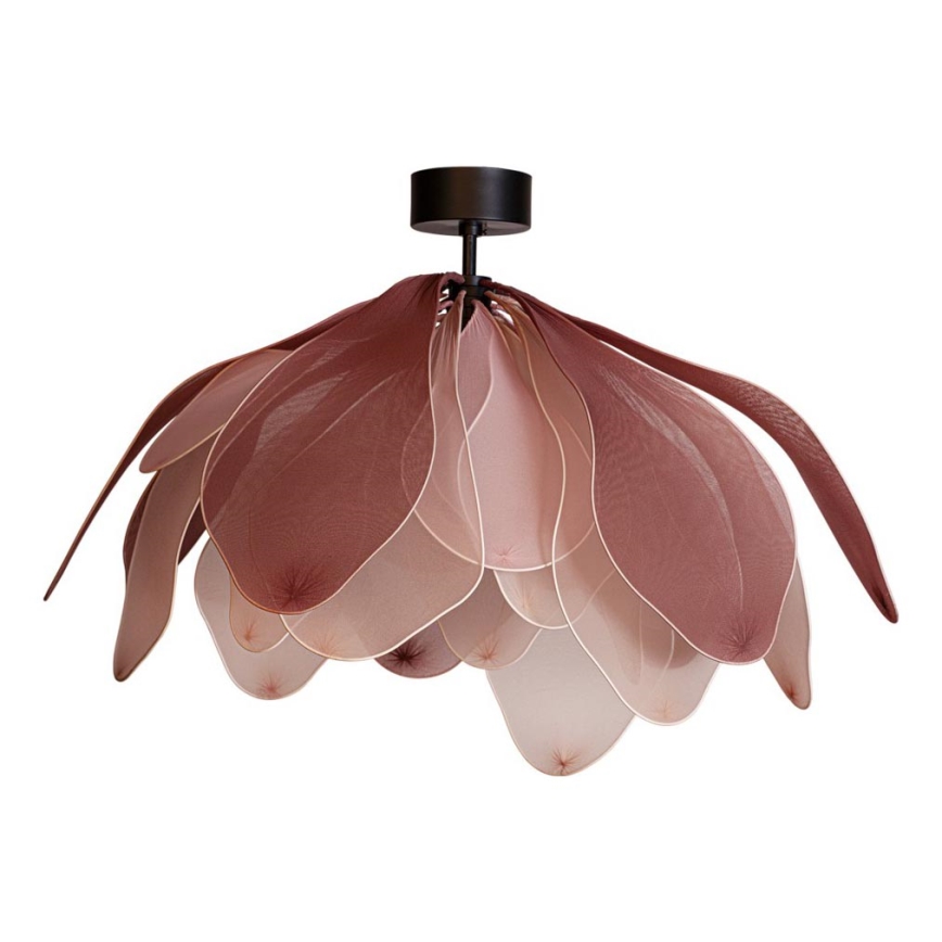 ByRydens - Lampadario da soffitto a montaggio superficiale LOU LOU 1xE27/8W/230V rosa