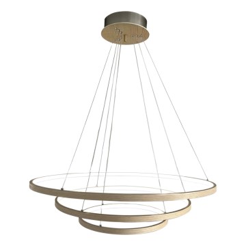 ByRydens - Lampadario LED su cavo TRIONE LED/45W/230V beige Ø 80 cm