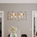 ByRydens - Lampadario sospeso a cavo GROSS BAR 8xG9/8W/230V trasparente
