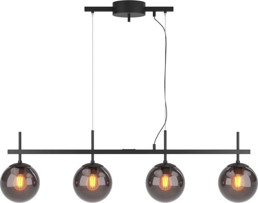 ByRydens - Lampadario sospeso su cavo BOYLE 4xE27/8W/230V