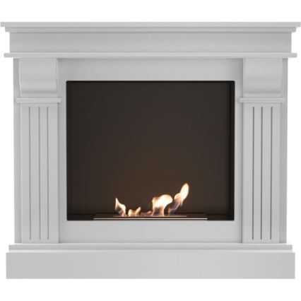 Kratki - Camino BIO 97,9x115 cm 3kW bianco