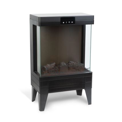 Camino elettrico LED con riscaldamento 2000W/230V + telecomando