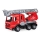 Camion dei pompieri Mercedes con scala WORXX 47 cm, rosso/grigio