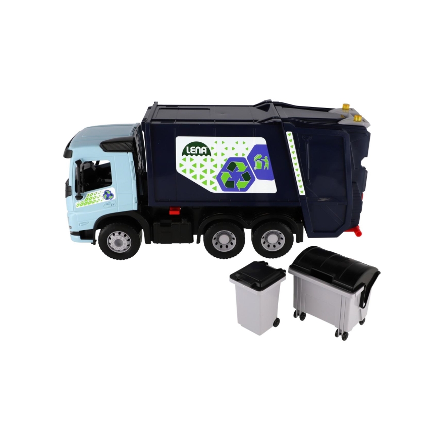 Camion dei rifiuti Volvo WORXX 53 cm blu/nero