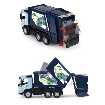 Camion dei rifiuti Volvo WORXX 53 cm blu/nero