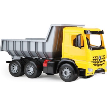 Camion ribaltabile Mercedes 66 cm giallo/grigio