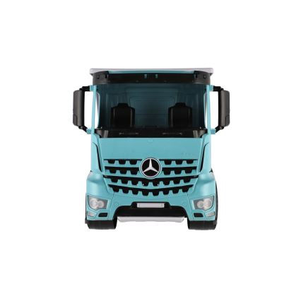 Camion ribaltabile Mercedes GIGA TRUCKS 65 cm blu/grigio