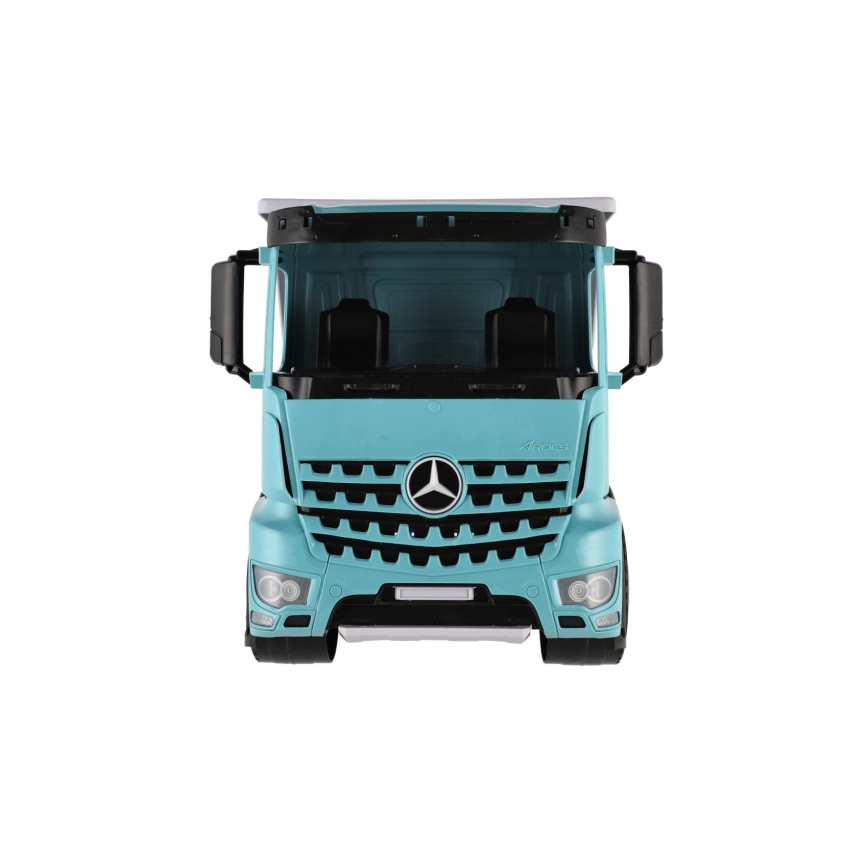 Camion ribaltabile Mercedes GIGA TRUCKS 65 cm blu/grigio
