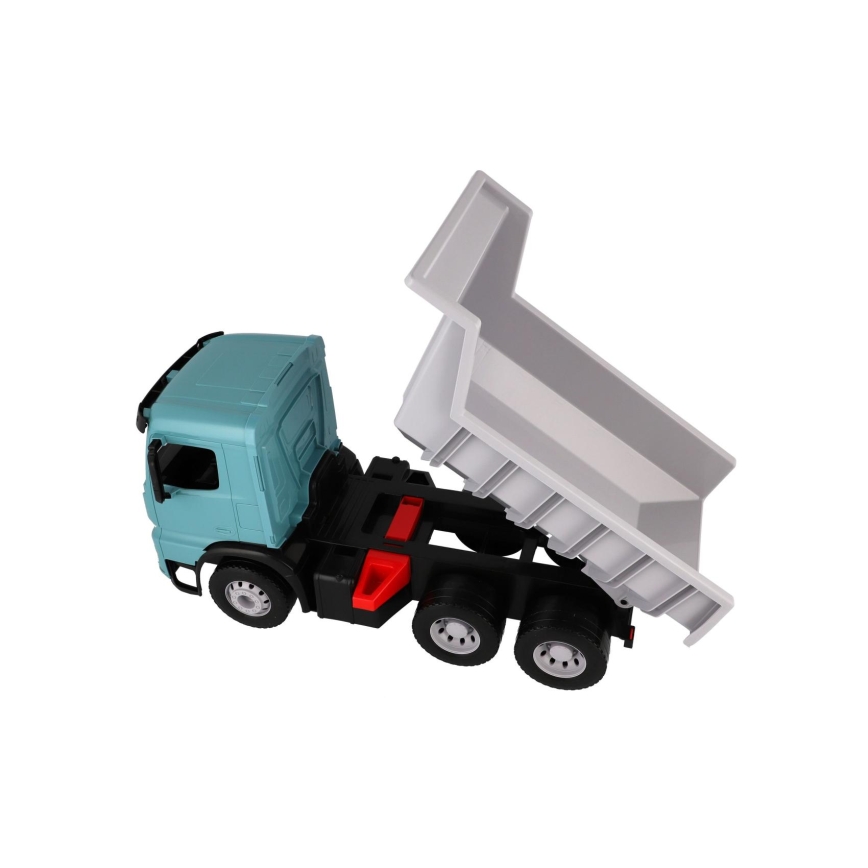 Camion ribaltabile Mercedes GIGA TRUCKS 65 cm blu/grigio
