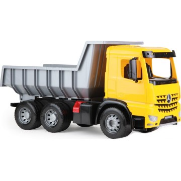 Camion ribaltabile Mercedes GIGA TRUCKS 65 cm, giallo/grigio