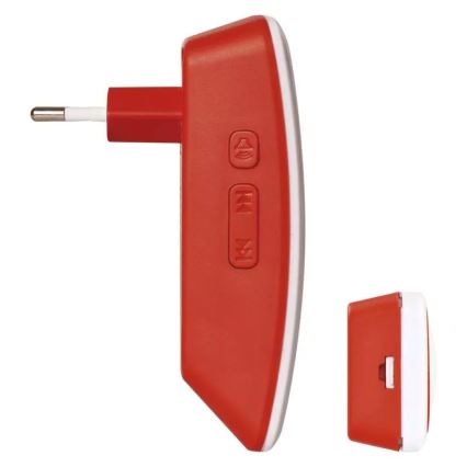 Campanello con presa wireless 230V IP44