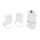 Campanello presa wireless 230V + 2x bottoni IP44 bianco