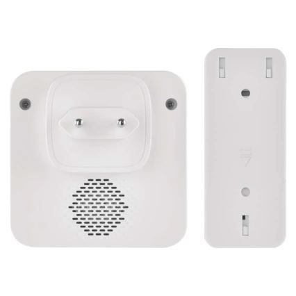 Campanello senza fili da presa GoSmart 230V + 1xCR2032 bianco Wi-Fi