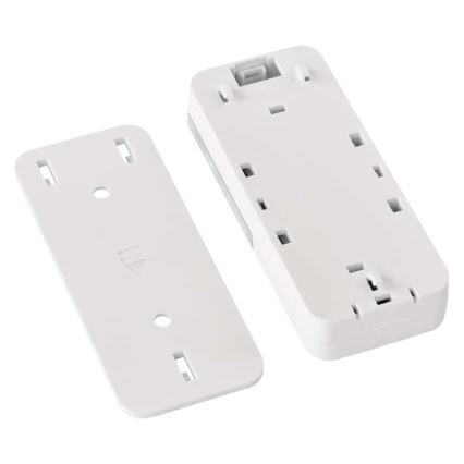 Campanello senza fili da presa GoSmart 230V + 1xCR2032 bianco Wi-Fi
