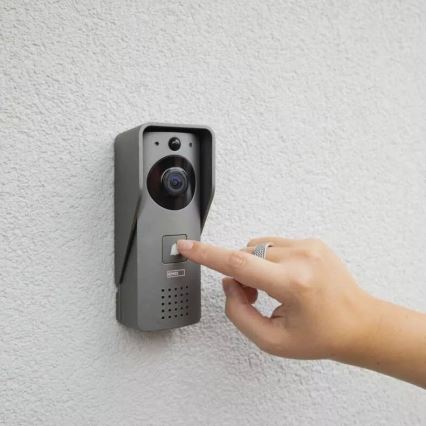 Campanello video wireless con sensore di movimento GoSmart 12V/3xAA IP44 Wi-Fi Tuya