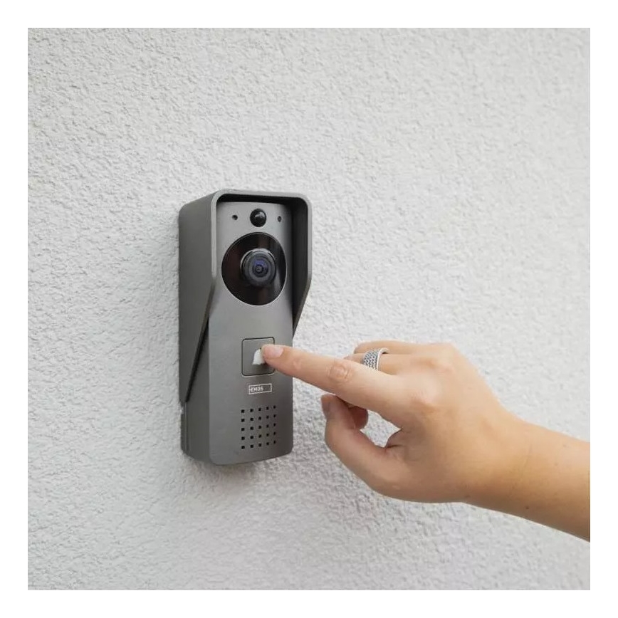 Campanello video wireless con sensore di movimento GoSmart 12V/3xAA IP44 Wi-Fi Tuya