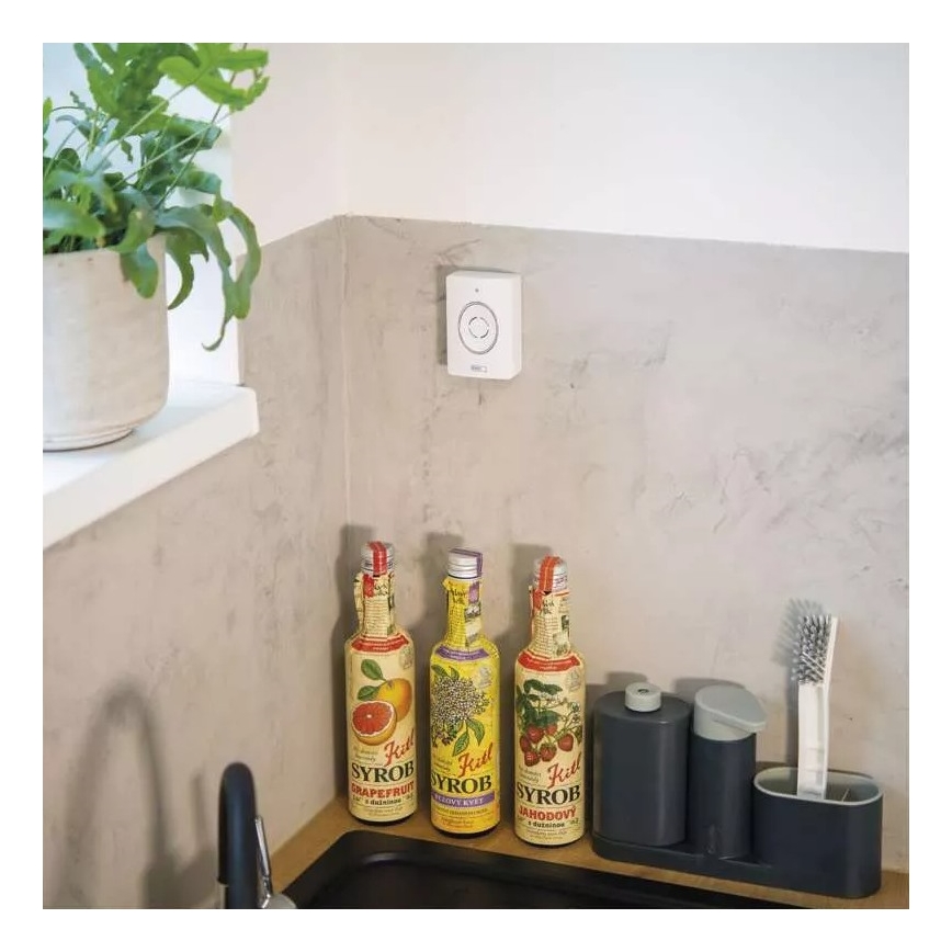 Campanello video wireless con sensore di movimento GoSmart 12V/3xAA IP44 Wi-Fi Tuya