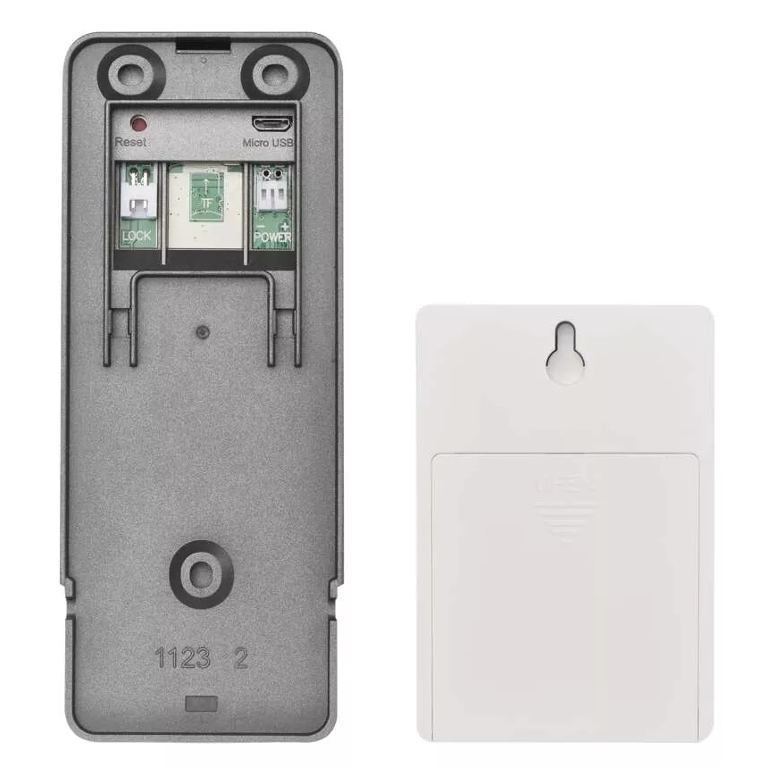 Campanello video wireless con sensore di movimento GoSmart 12V/3xAA IP44 Wi-Fi Tuya