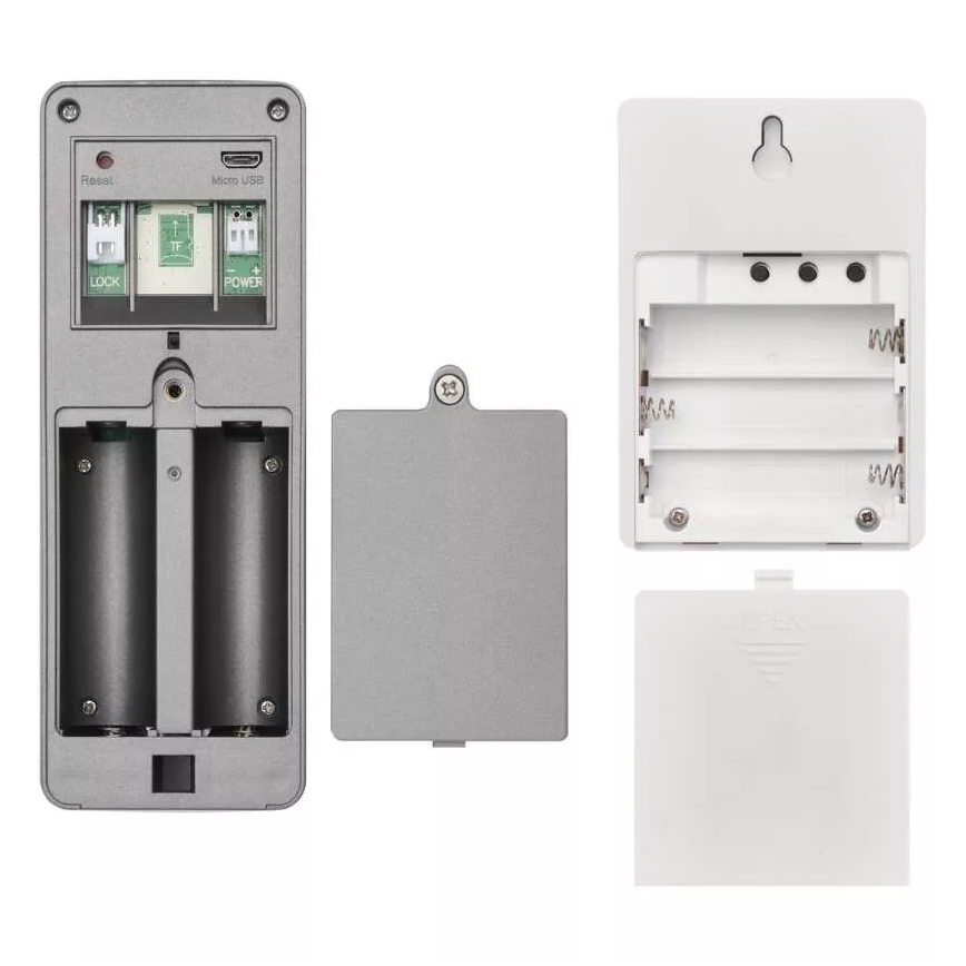 Campanello video wireless con sensore di movimento GoSmart 12V/3xAA IP44 Wi-Fi Tuya