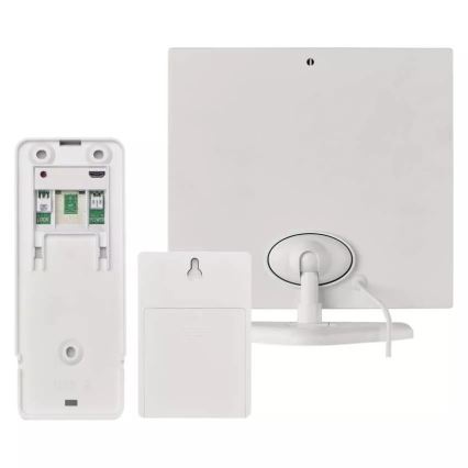 Campanello video wireless con pannello solare GoSmart 4400 mAh 3xAA IP44 Wi-Fi Tuya