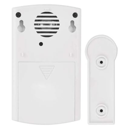 Campanello wireless 3xAA/1xCR2032 IP44 bianco/argento