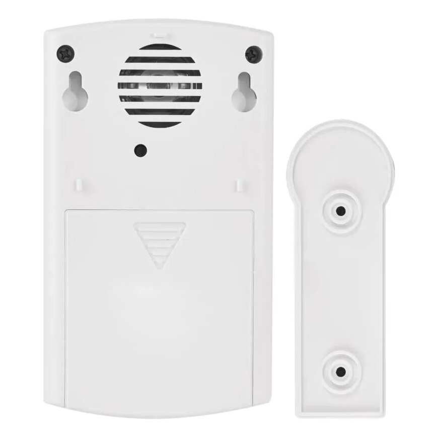 Campanello wireless 3xAA/1xCR2032 IP44 bianco/argento