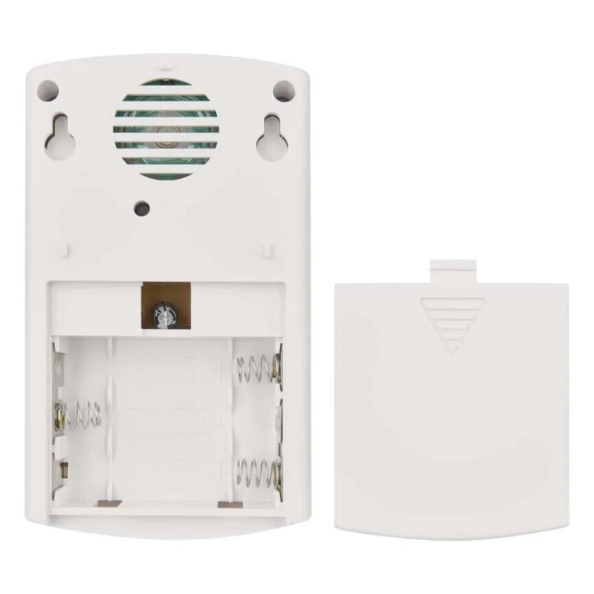 Campanello wireless 3xAA/1xCR2032 IP44 bianco/argento